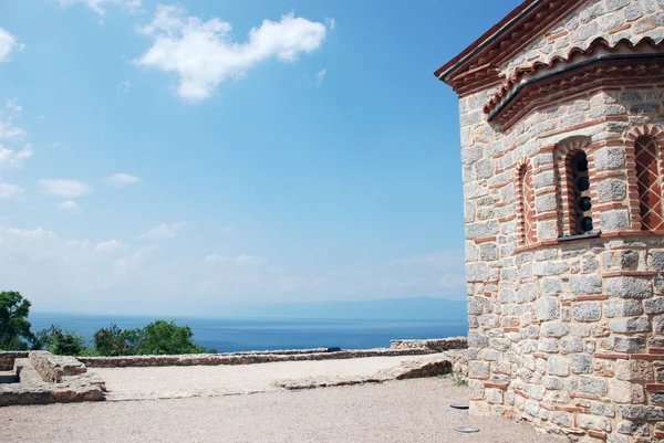 Plaoshnik, Ohri, Ohri Gölü, Makedonya — Stok fotoğraf