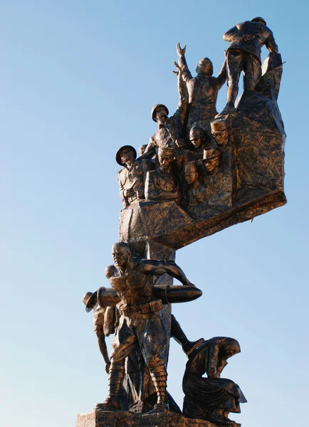 Památník vítězství v echeban, cana cale, Dardanely, Turecko — Stock fotografie