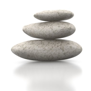 Feng Shui stones or pebbles clipart