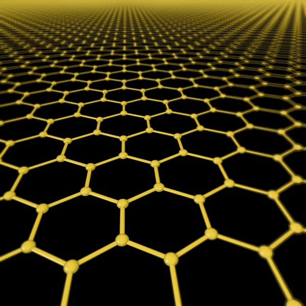stock image Background of graphene molecules