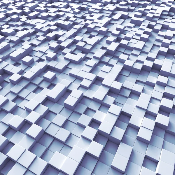 Cubes organisés comme un terrain ou une texture — Photo