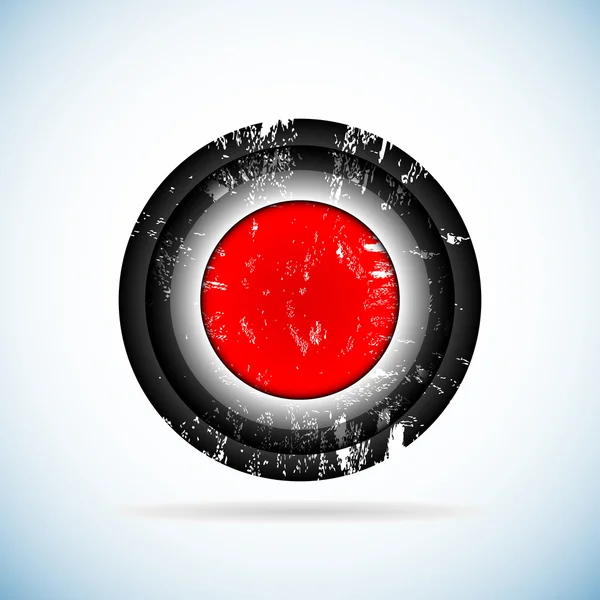 Червону кнопку . — стокове фото