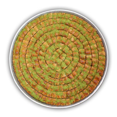 A Tray of Baklava - Including clipping path clipart