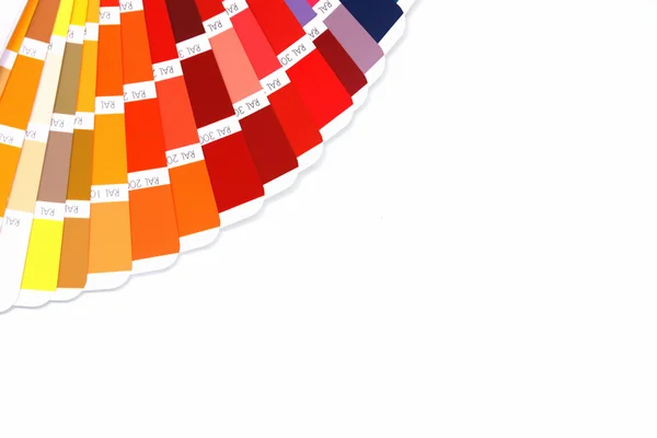 Farbführer mit Copyspace — Stockfoto