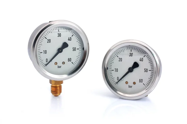 Two different type manometer isolated — Stock Photo, Image