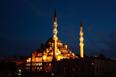 Yeni Camii istanbul gece
