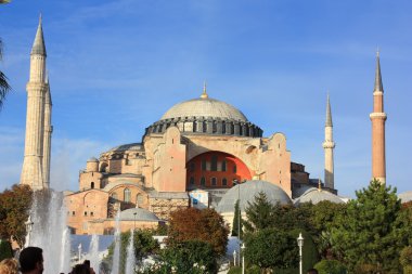 Haghia Sophia - Church and mosque in Istanbul clipart