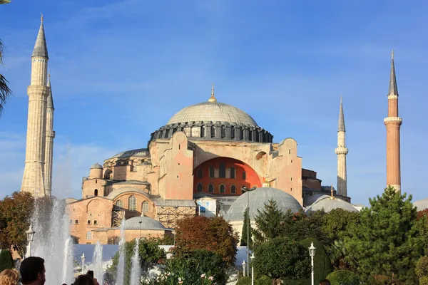 Із собором Святої Софії - церкви і мечеті в Стамбулі — стокове фото