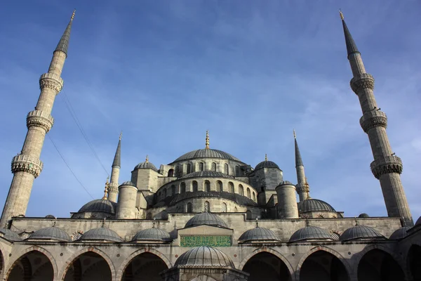 De Blauwe Moskee, (Sultanahmet Camii), Istanbul, Turkije — Stockfoto