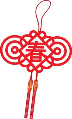 Chinese new year ornament clipart