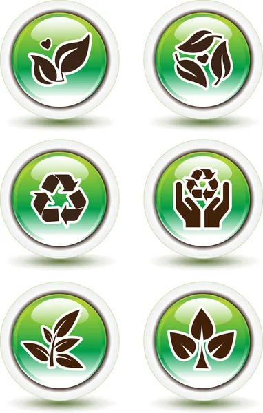 Bio go green icon — Stock Vector