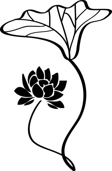 蓮の花 — ストックベクタ