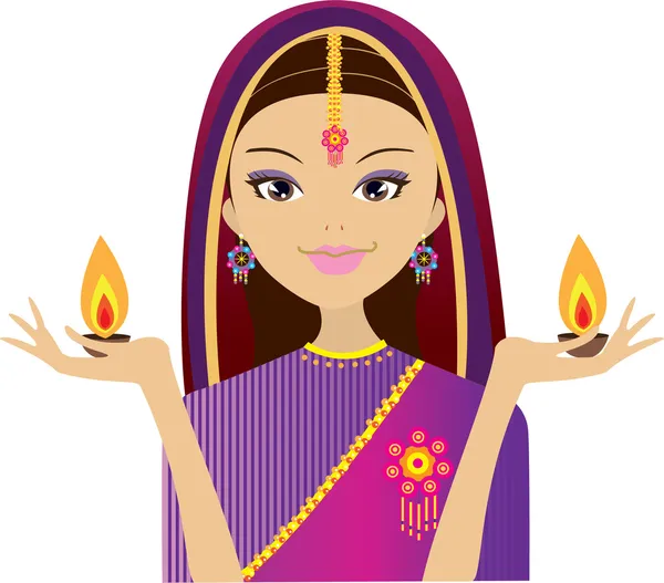 Женщины Индии — стоковый вектор