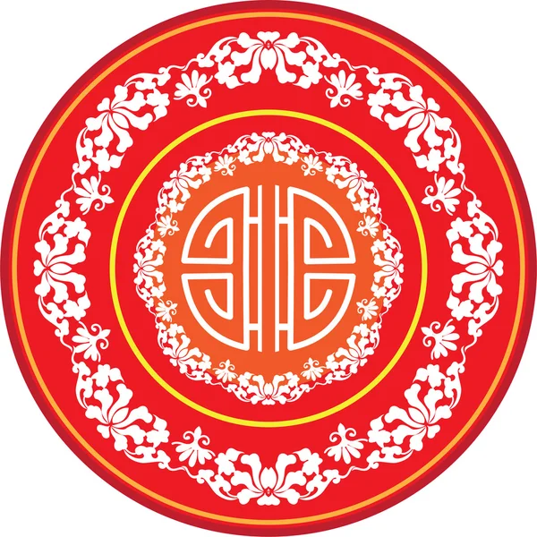 Oriental flower icon — Stock Vector