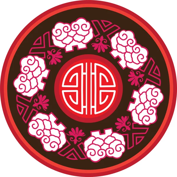 Ícone de flor oriental —  Vetores de Stock