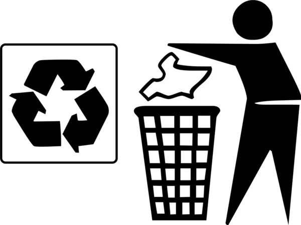 Ícone de reciclagem Vetores De Bancos De Imagens