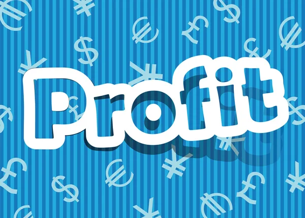 stock vector Profit