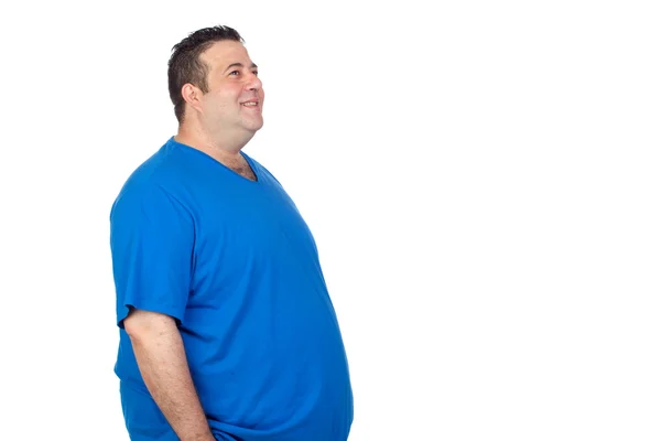 Szczęśliwy człowiek tłuszczu — Zdjęcie stockowe