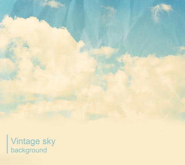 Vintage himmel bakgrund — Stockfoto