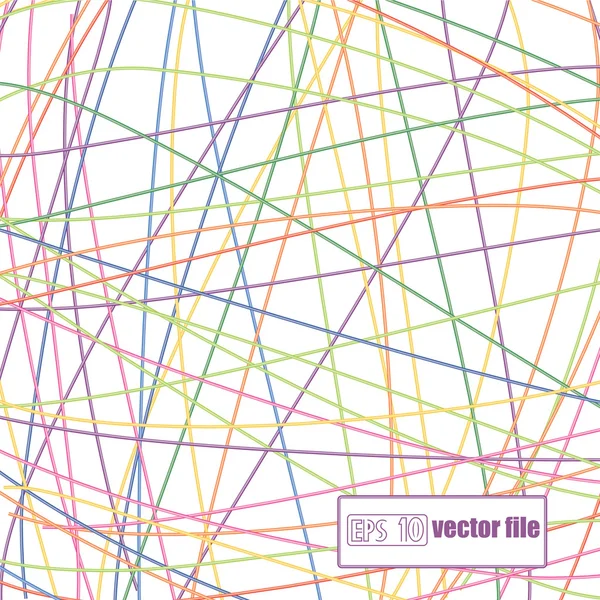 Full-färg abstrakt scribble bakgrund — Stock vektor