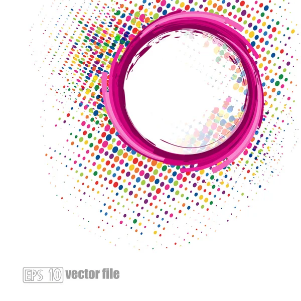 Abstract swirl Halftone background — Stock Vector