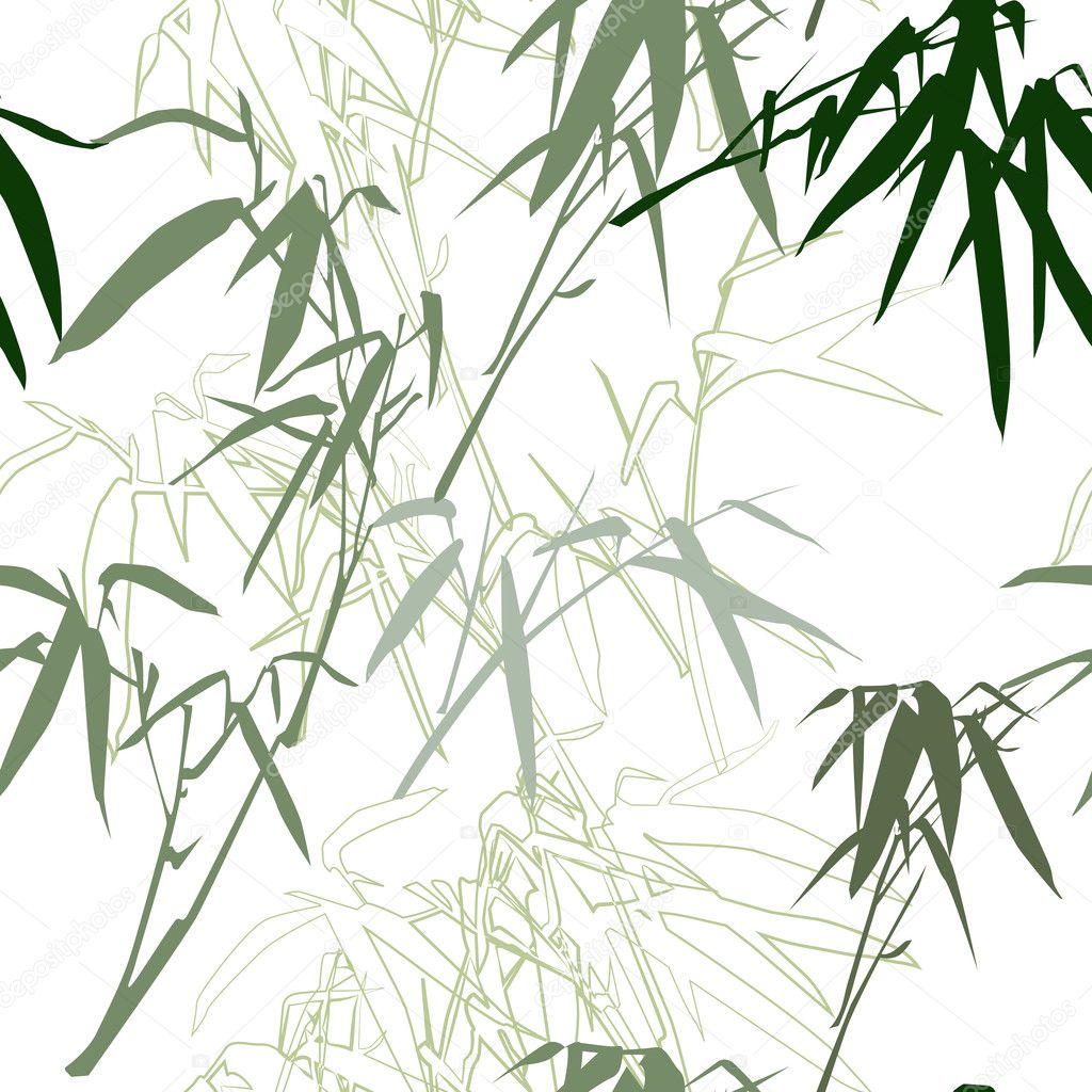 Bamboo. Floral background with copy space