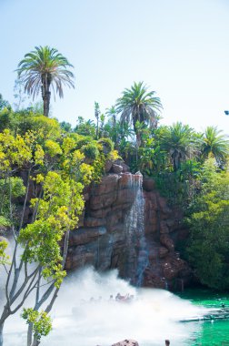 waterval in de zoo van los angeles