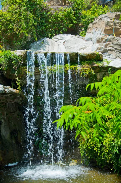 Waterfall in Zoo of Los Angeles — Stock Photo, Image