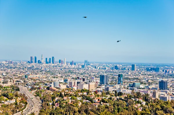 Небоскрёбы Лос-Анджелеса — стоковое фото