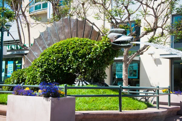 stock image Dinosaur from plant in one of the street