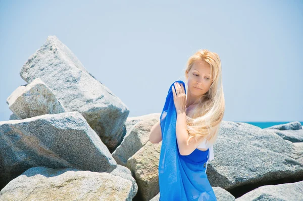 stock image Beautiful young woman