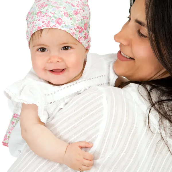 Mother with baby daughter. — Stock Photo, Image