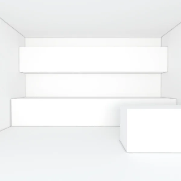 Witte keuken kamer — Stockfoto