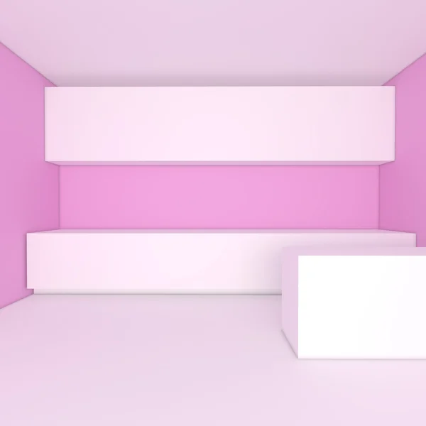 stock image Pink kitchen room