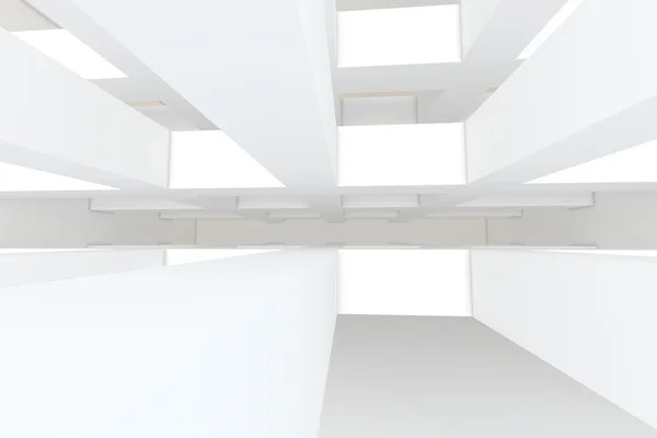 抽象的な白い空の部屋 — ストック写真