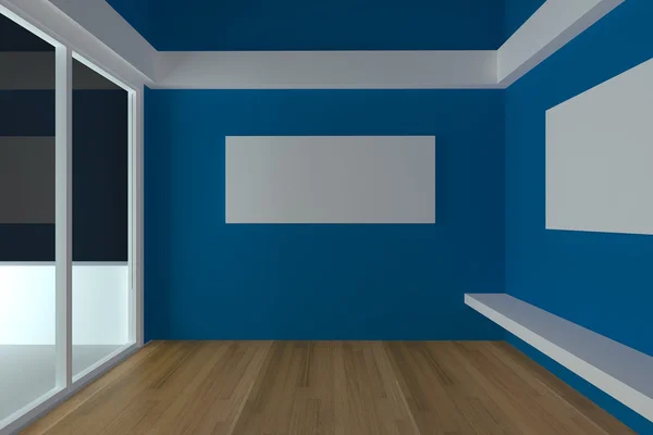 빈 방 인테리어 디자인 거실을 위한 — 스톡 사진