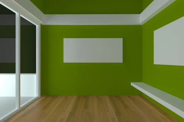 Camera vuota interior design per il soggiorno — Foto Stock