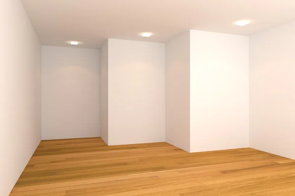 Λευκό άδειο δωμάτιο — Φωτογραφία Αρχείου
