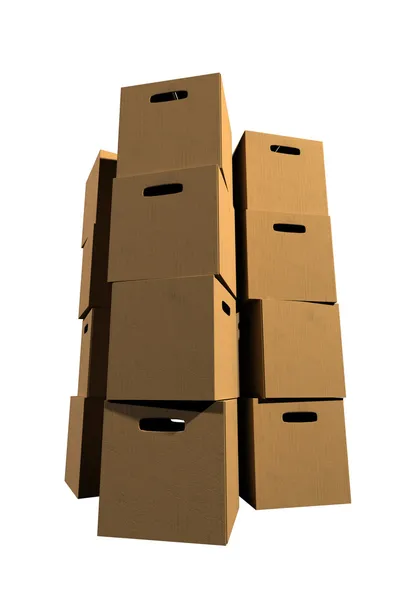 stock image Cardboard Boxes