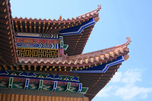 stock image Chinese Public Toilet (fragment of roof close up)