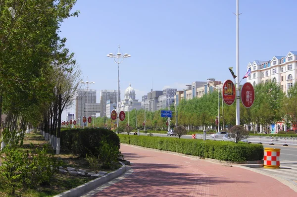 Vista de la calle Heihe (Tongjianglu ) Imagen De Stock