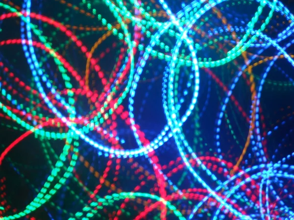 Cercles varicolores de guirlande — Photo