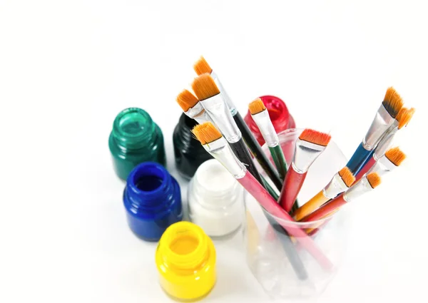 Artist paint brushes — Stock Photo, Image