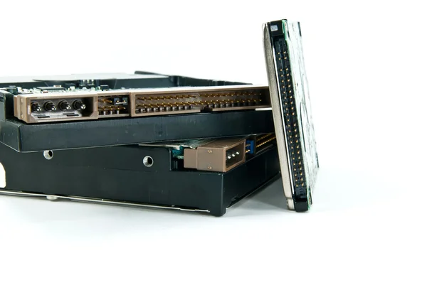 Pile of hard drives — Stock Photo, Image