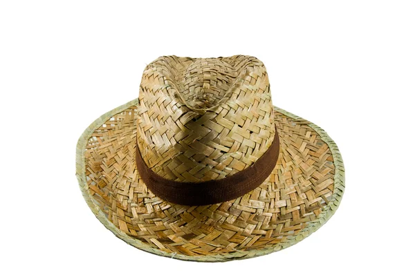 stock image Straw hat isolated on white background