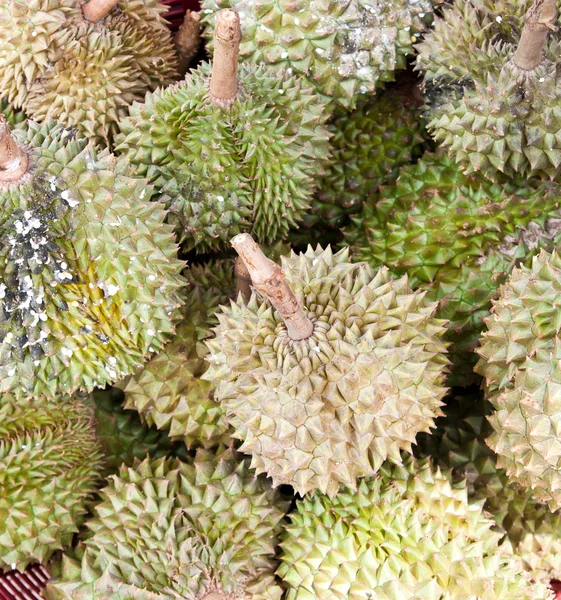 Durian in market — Stock Photo, Image