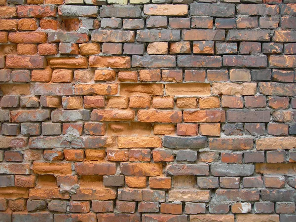 Alte, unbefestigte Mauerstruktur — Stockfoto