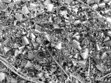 Metal chip / shavings clipart