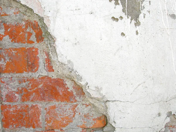 Alte, zerklüftete Mauerstruktur — Stockfoto