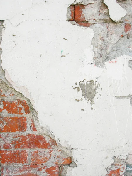 Old, ragged brick wall texture — Stock Photo, Image